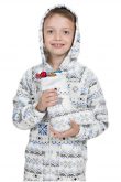 Christmas Kajamaz Kidz: Footed Fleece Onesie
