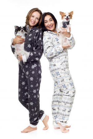 Christmas Kajamaz: Matching Fleece Dog Scarfz