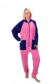 Zuckerwatte-Go-Jamz: Fleece Jumpsuit für Erwachsene