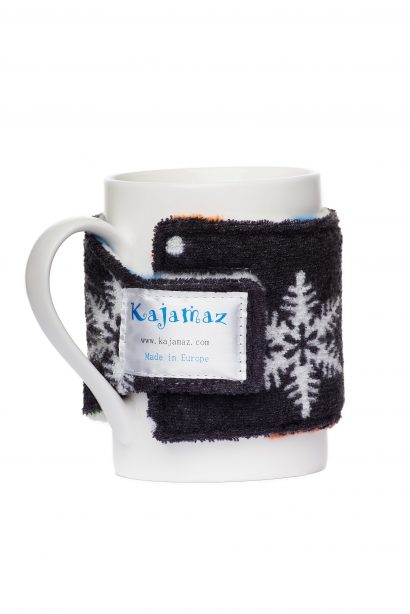 Dog Pawz Snowlfakes Mug Jamz - Fleece Mug Warmer