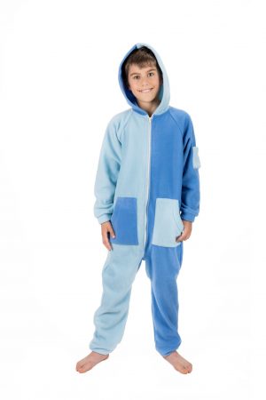 Sky Blues Go-Jamz Kidz: Kids Fleece Jumpsuit