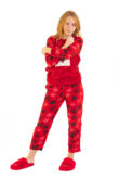 "Winter Time" Three-Piece Fleece Pajamas